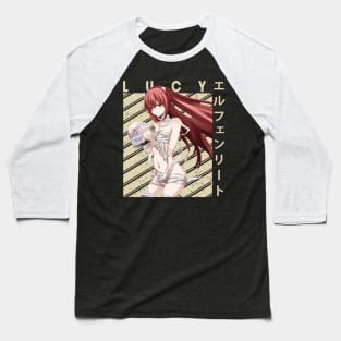 Elfen Lied Unbound Captivating Panels And Pages Baseball T-Shirt